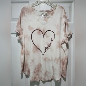 NWT Maurices graphic tee-shirt, Size 1X